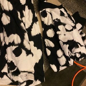 Nike matching shorts and sweatshirt